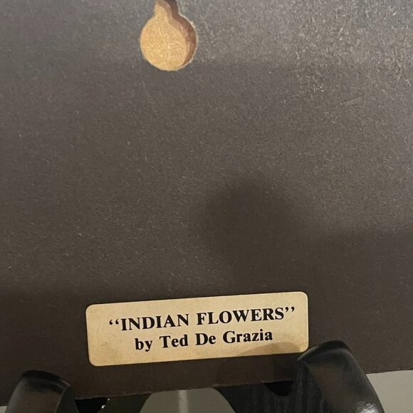 Ted De Grazia Art Work on Wooden Plaques, Set of 2 - Picture 9 of 9